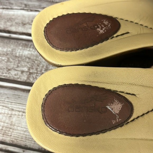 DANSKO Brown Sophie Cross over Leather Women's Sandals Size EU 41 US 10.5-11 - Picture 10 of 14